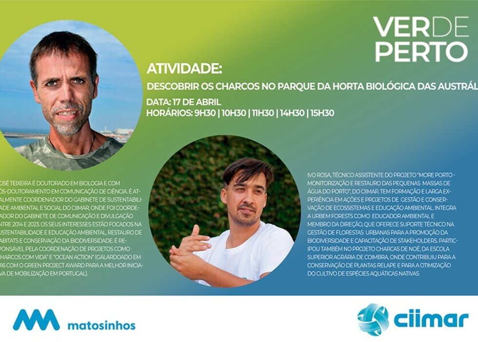 Exposição Verde Perto - Charcos Temporários de Matosinhos Destacam a Biodiversidade Local