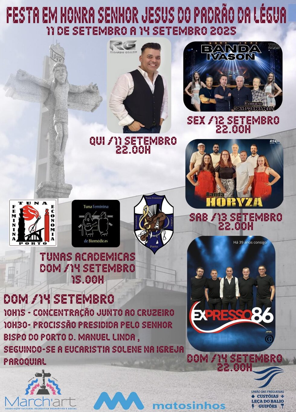 Festa em Honra Senhor Jesus Padr&atilde;o da L&eacute;gua 2025