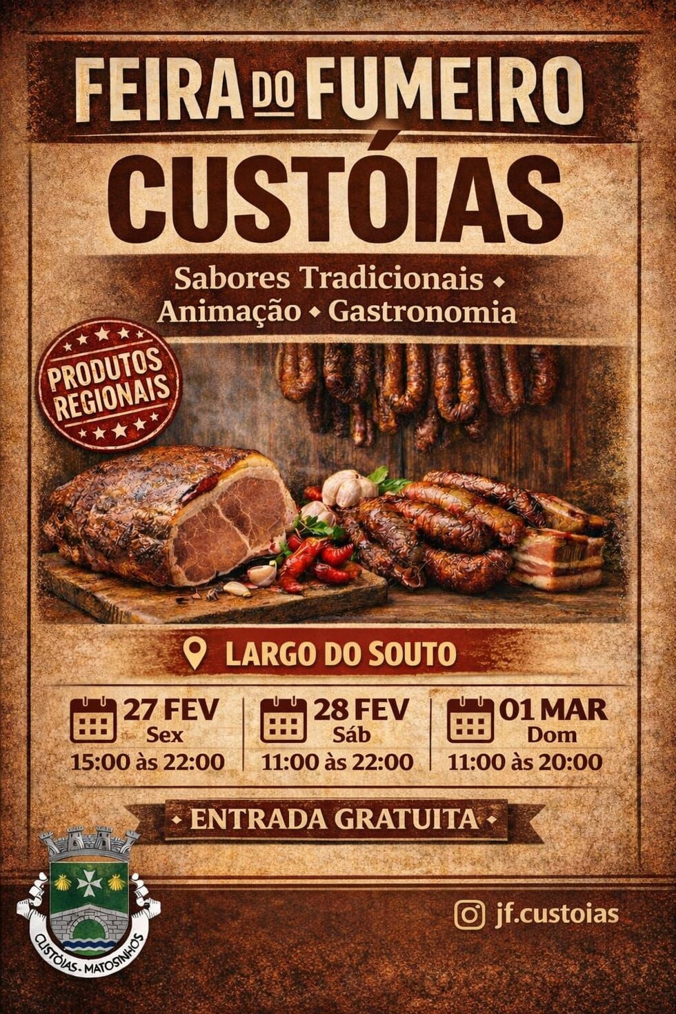 feira do fumeiro - cust&oacute;ias