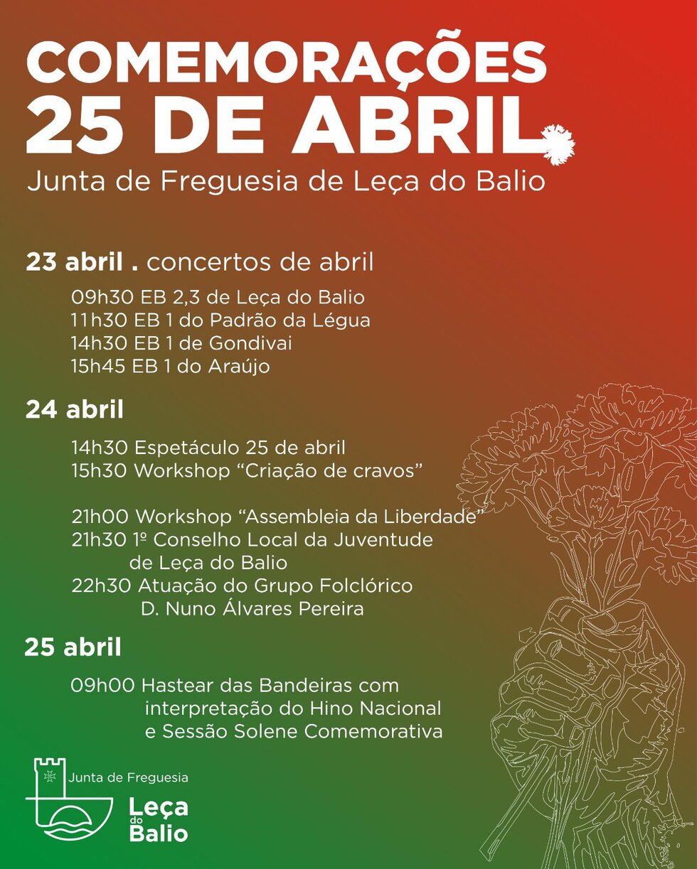 25 abril le&ccedil;a do balio