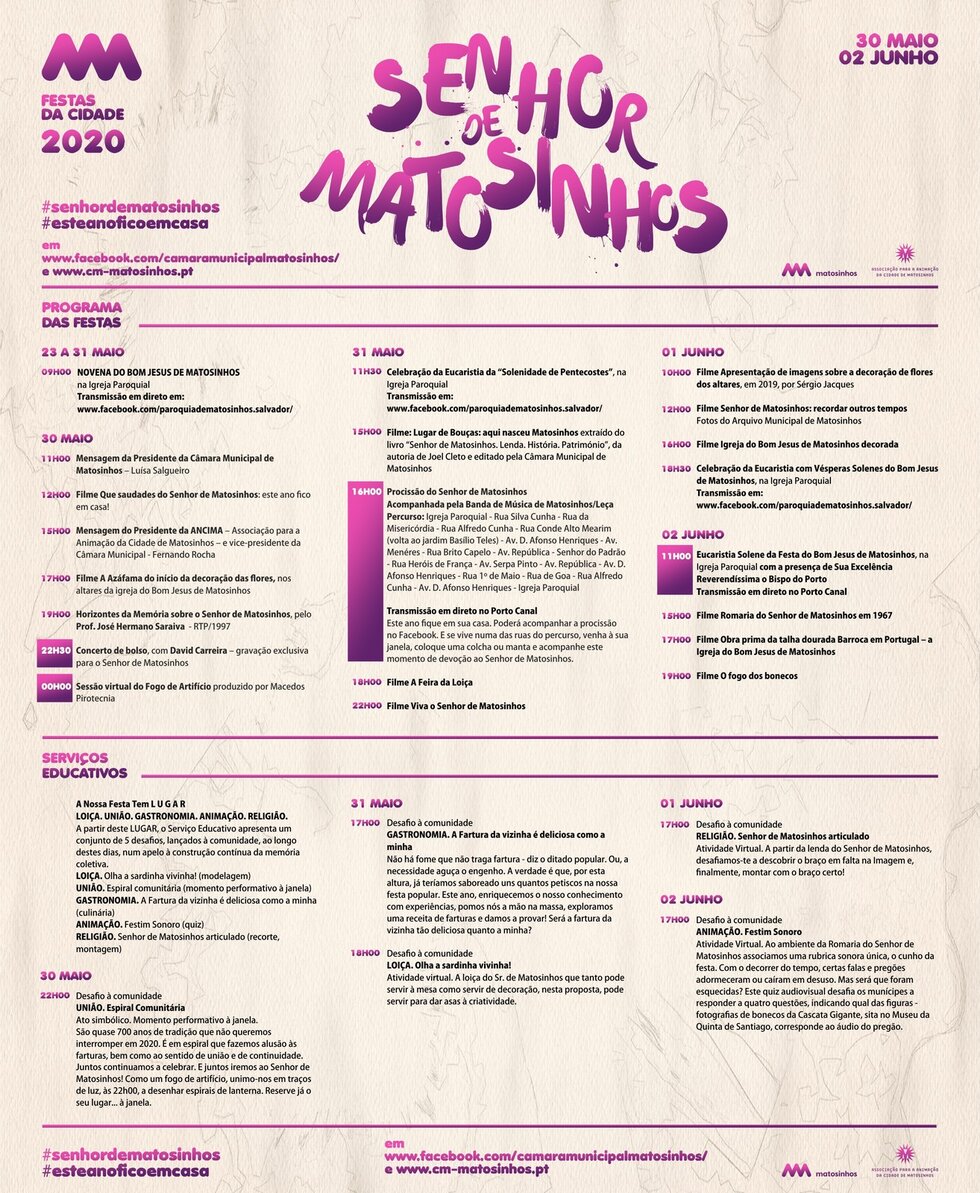 SENHOR DE MATOSINHOS 2020 - PROGRAMA V.2